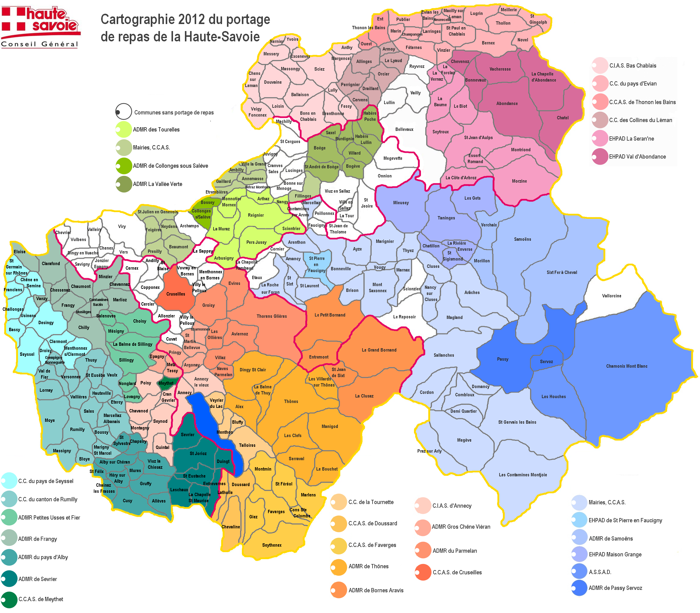 CARTE DEPARTEMENTALE 2012